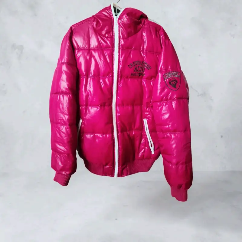 Chaqueta acolchada ROJA con capucha