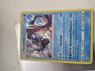 Gyarados holografico carta pokemon - miniatura 1