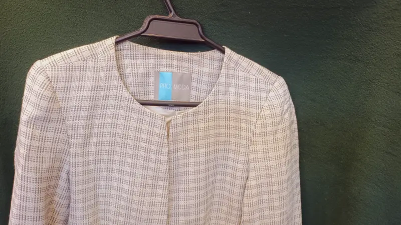 Blazer de mujer a cuadros Pro Moda - 1