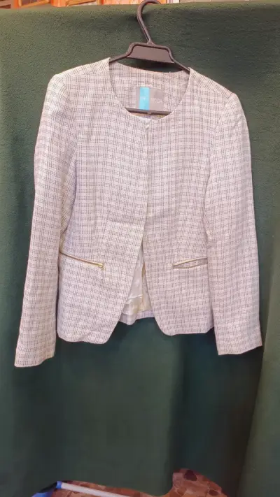 Blazer de mujer a cuadros Pro Moda - miniatura 3