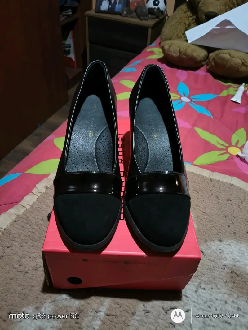Zapatos de Tacón Negro Bruno Rossi Elegantes - 2