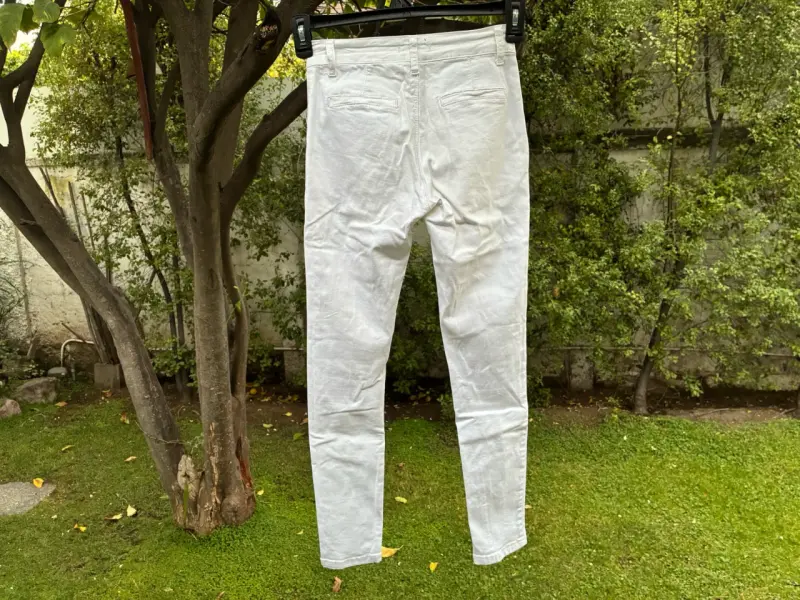 Pantalones niña pitillo blancos Water Jeans - 2