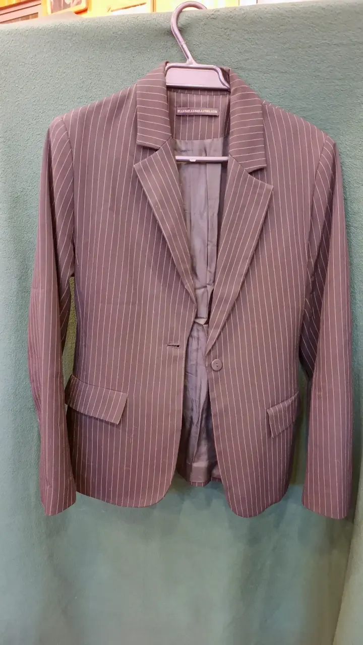 Blazer de rayas para mujer Ellus - 1