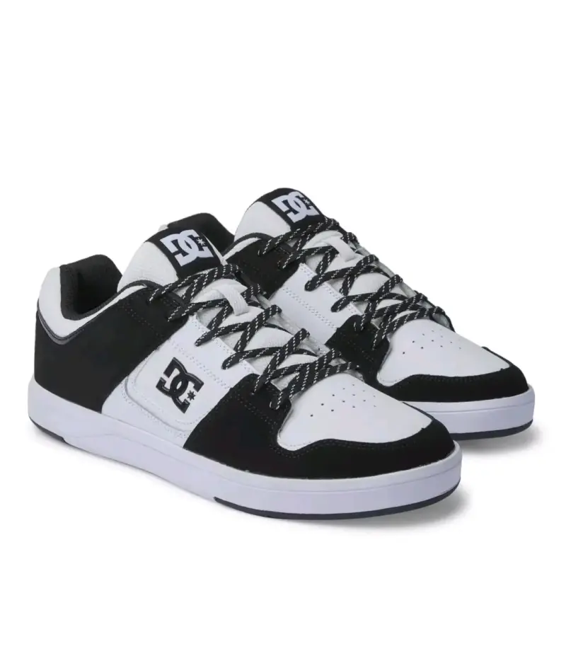 Zapatillas DC Shoes Cure blancas y negras homb - 1