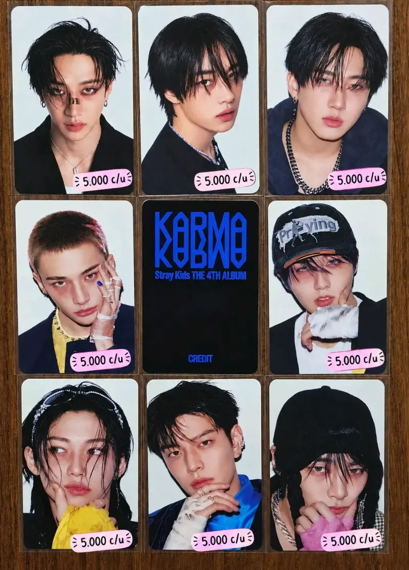 Photocards Stray Kids KARMA SKZOO Ver. /$5.000 c/u