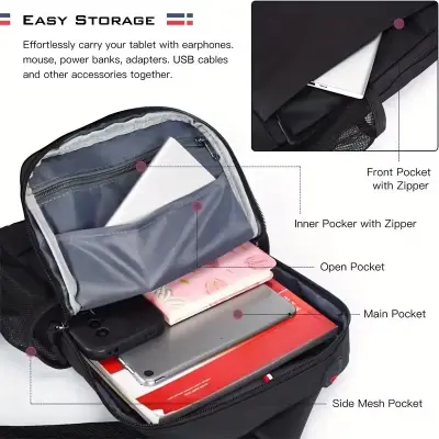 Bolso cruzado 11,6" para tablet / iPad / notebook - miniatura 2