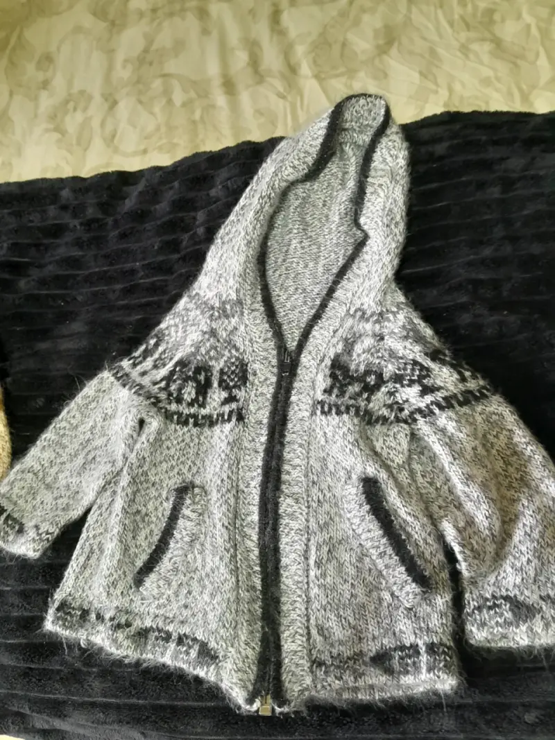 Chompa de lana con diseño étnico - 2