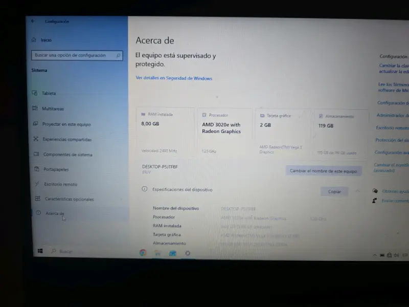 Laptop Lenovo Ideapad S145 con AMD 3200e - 1