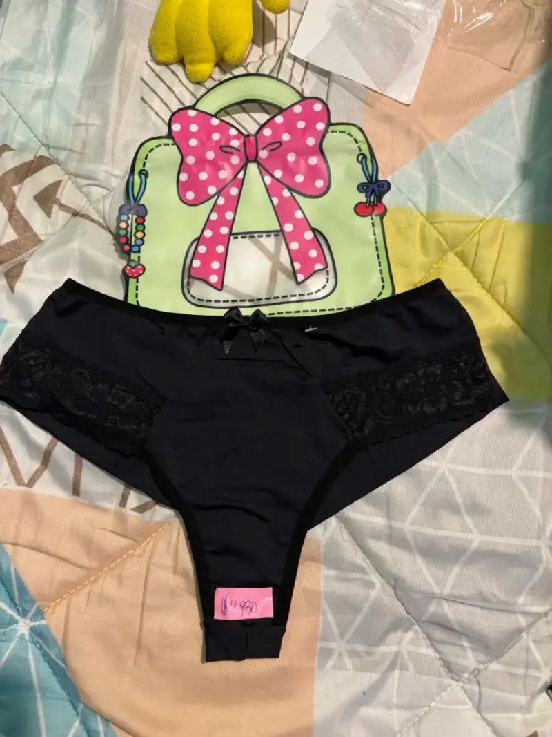 Colaless negro con encaje para mujer - 1