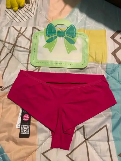 Calzón rojo de microfibra para mujer - miniatura 2