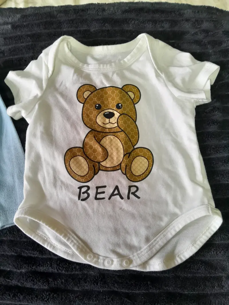 Conjunto de poleras y polerones para bebé con estampados divertidos - 2