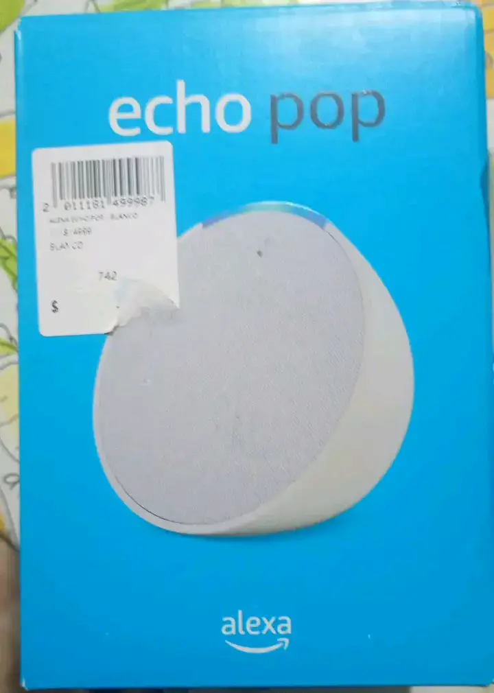 Altavoz Inteligente Echo Pop Blanco Alexa - 1
