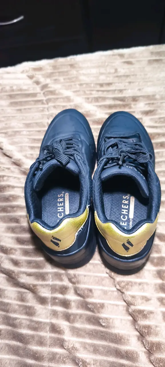 Zapatillas deportivas negras Skechers para niños - 2