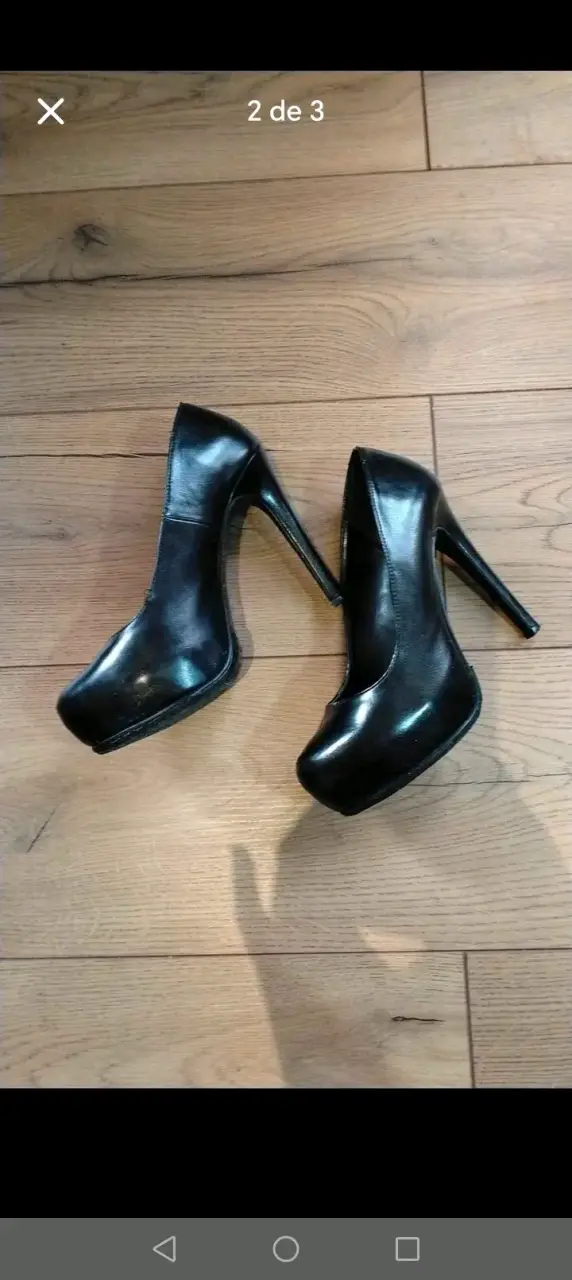 Zapatos de tacón alto negros elegantes el precio p - 5