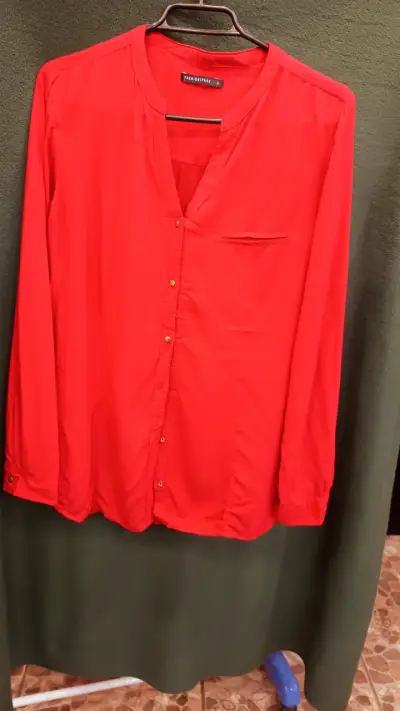 Blusa roja de mujer Fashionpark talla L - miniatura 1