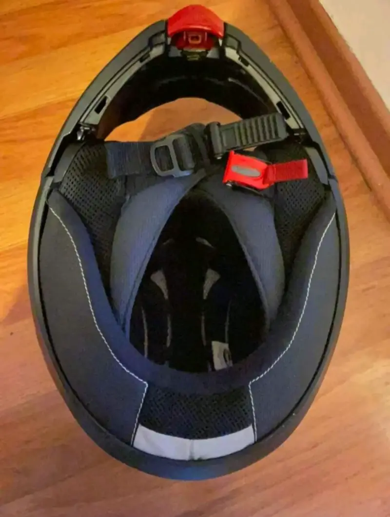 Casco Caberg de moto negro abatible - 5