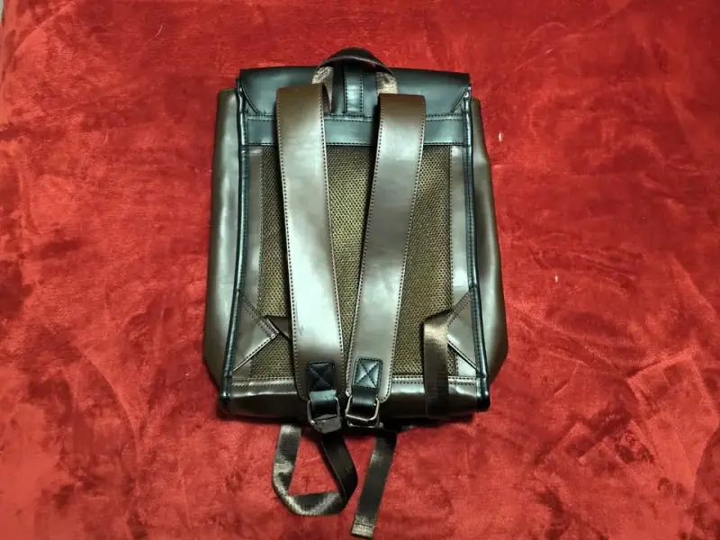 Mochila de cuero marrón FAHU ejecutiva - 2