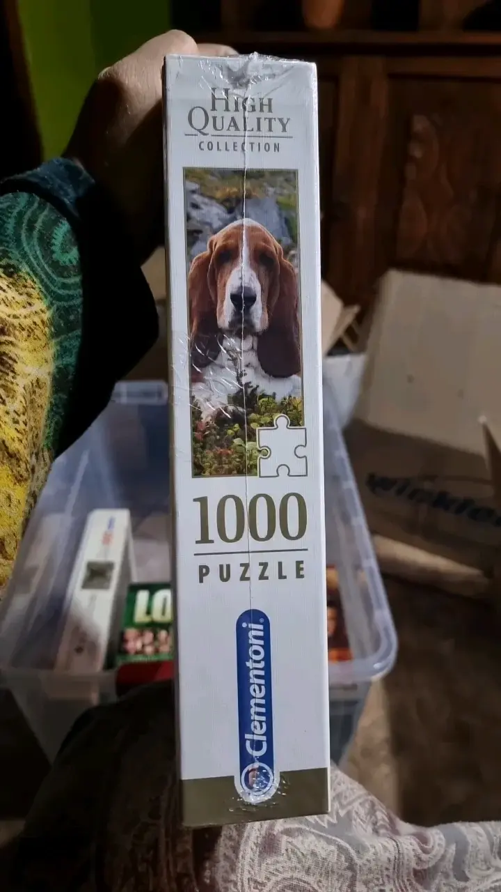 Rompecabezas Clementoni 1000 piezas perro Basset Hound - 4