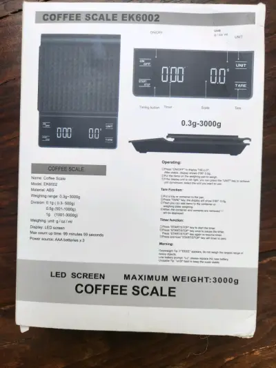 Balanza de Café Digital EK6002 con Pantalla LED - miniatura 1