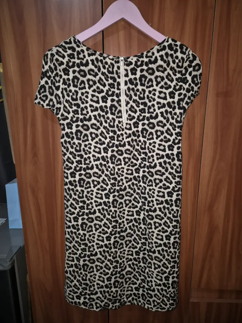 Vestido corto estampado animal print - 1