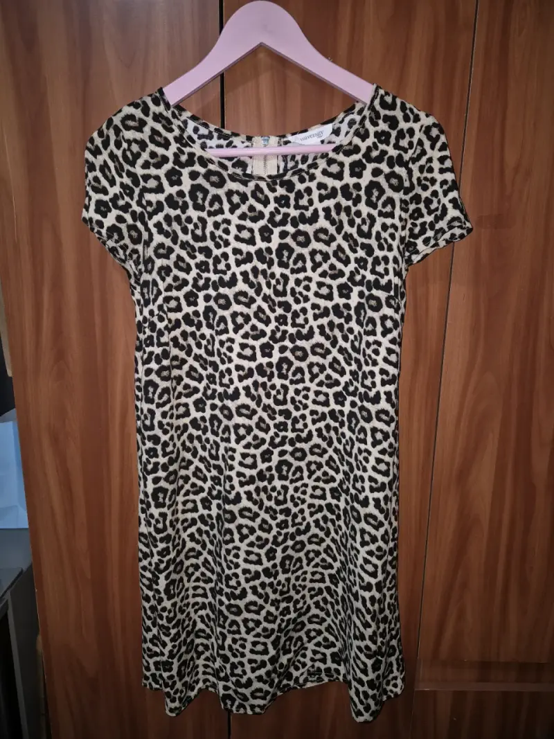 Vestido corto estampado animal print - 2
