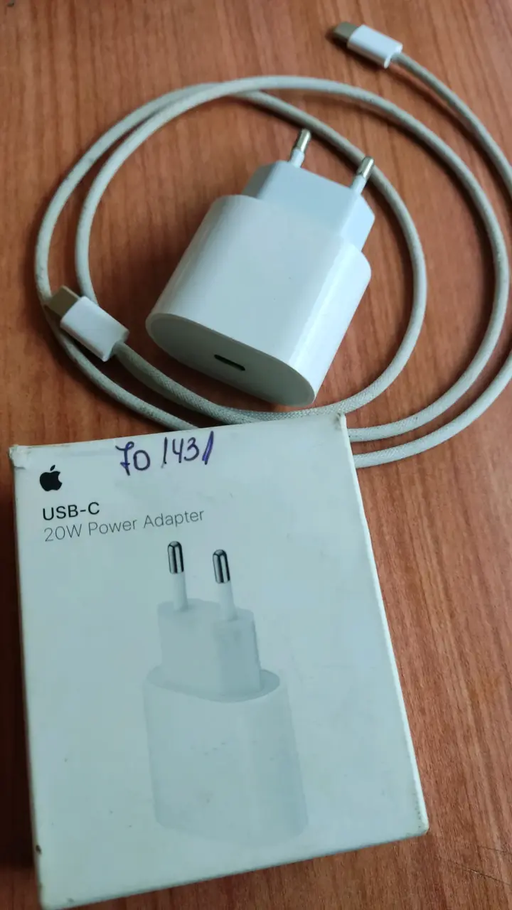 Cargador USB-C 20W Apple con cable