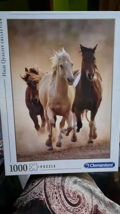 Rompecabezas Clementoni 1000 piezas Caballos - miniatura 1