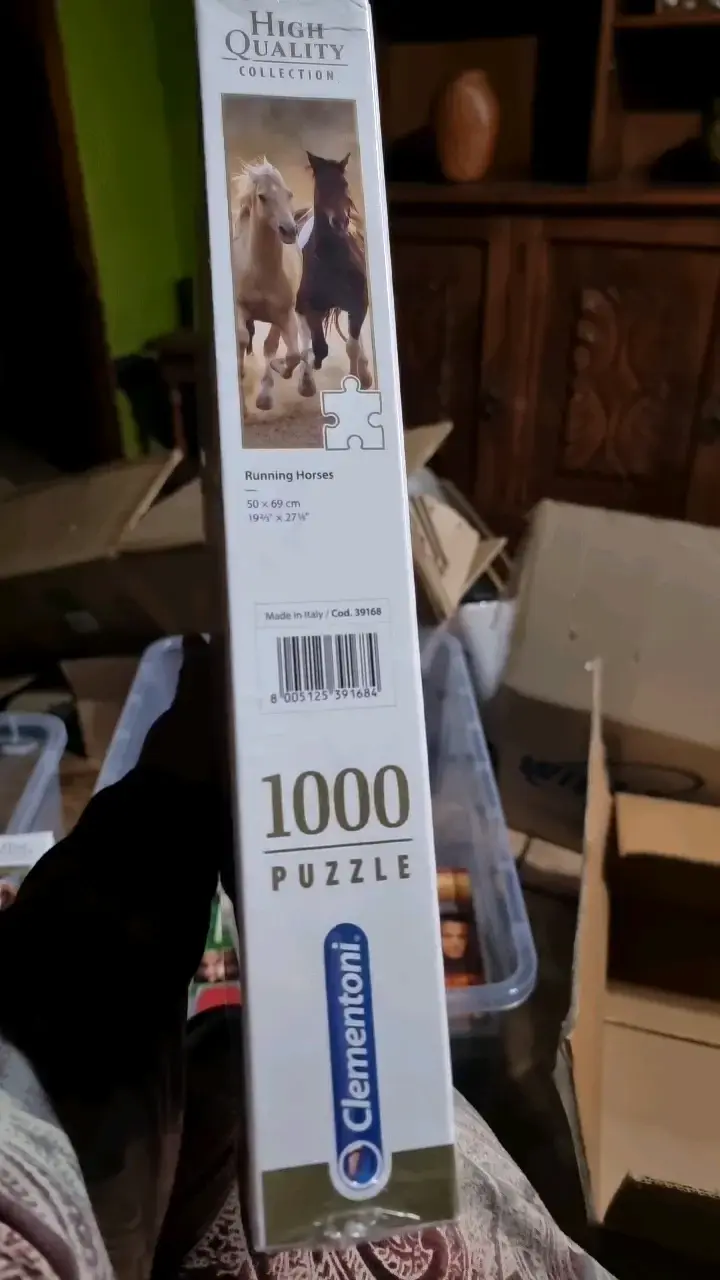Rompecabezas Clementoni 1000 piezas Caballos - 2