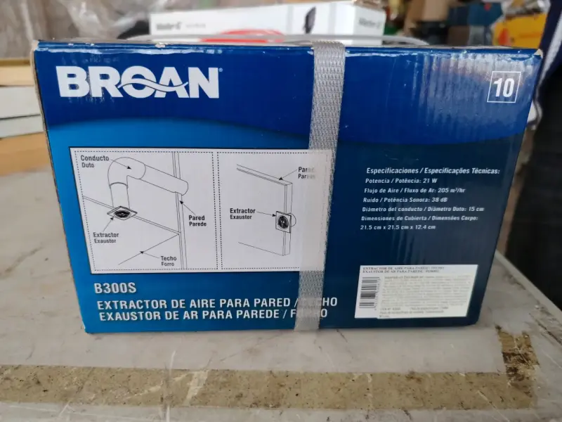 Extractor de Aire Broan B300S para Pared o Techo - 2