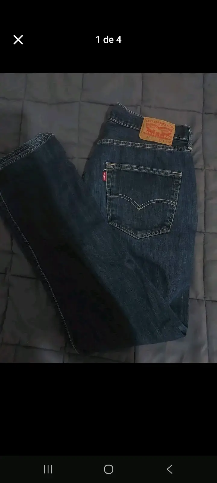 Jeans Levi's 501 Talla 31x30 Azul - 2