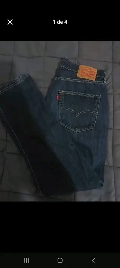 Jeans Levi's 501 Talla 31x30 Azul - miniatura 2