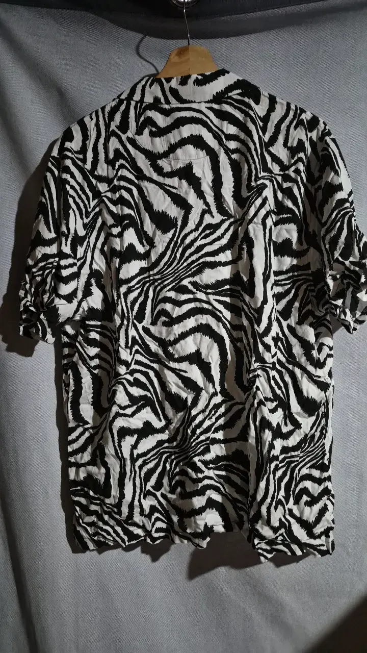 Camisa de hombre estampado cebra JC - 4