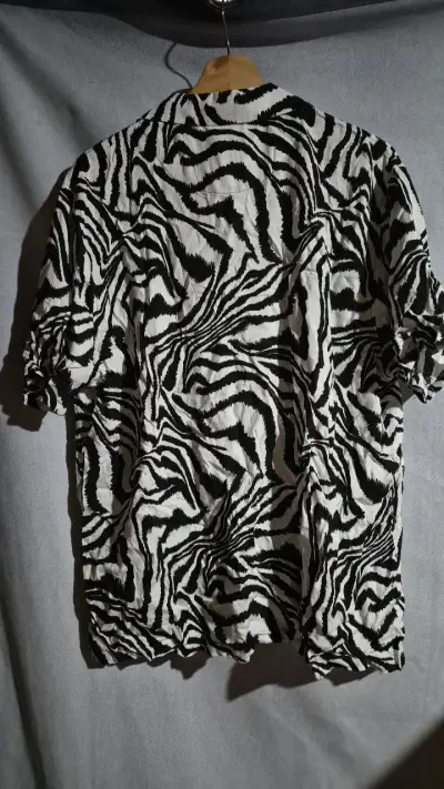 Camisa de hombre estampado cebra JC - miniatura 4
