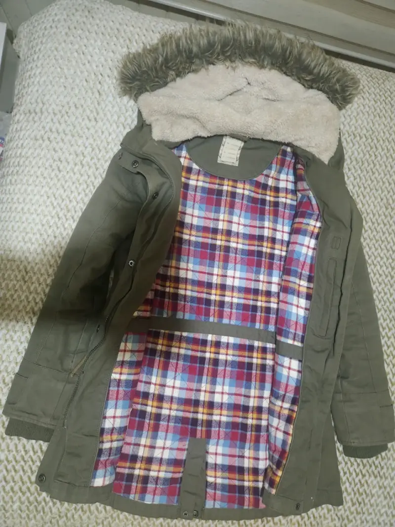 Parka verde  militar , marca Lippi original - 2