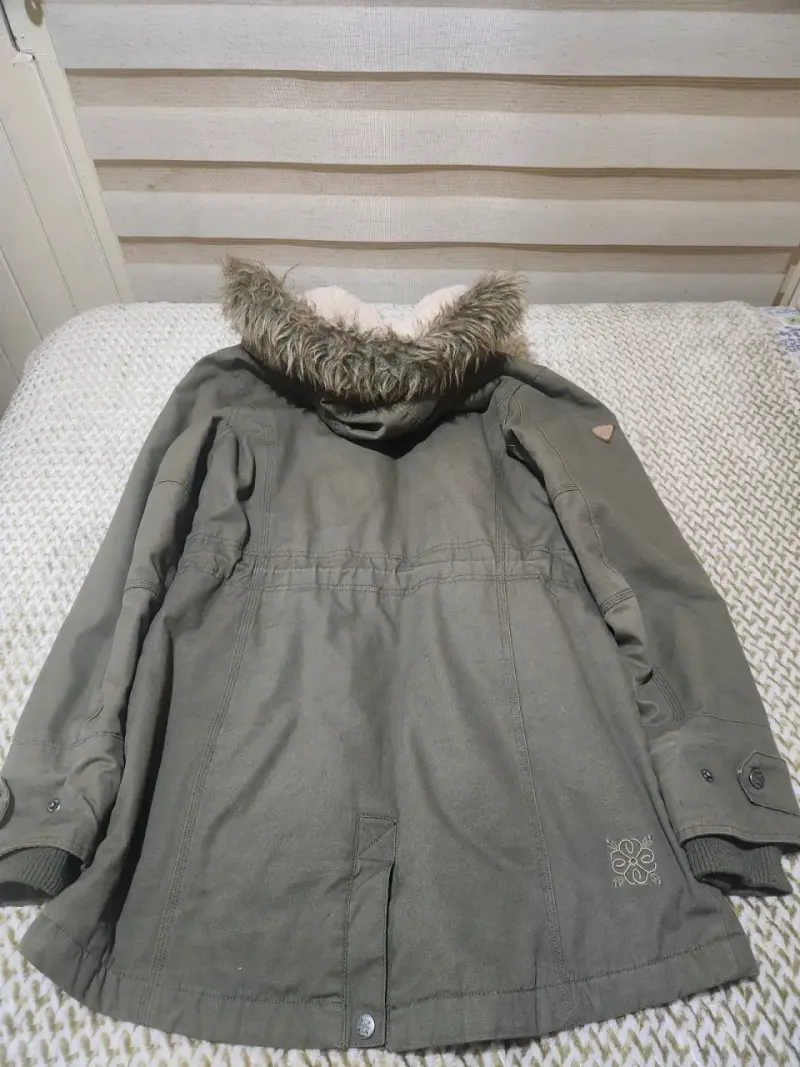 Parka verde  militar , marca Lippi original - 3