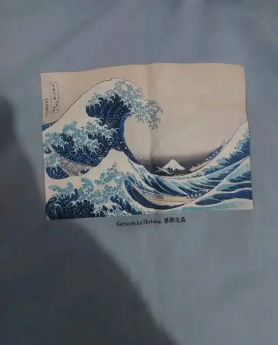 Polerón H&M con diseño de ola de Hokusai - miniatura 3