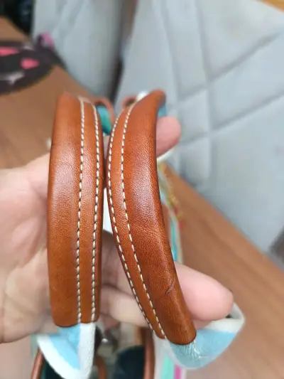 Bolso de mano Coach rayas multicolor - miniatura 6