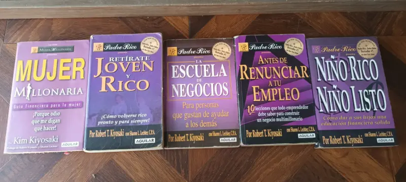 Colección de libros Padre Rico de Robert Kiyosaki