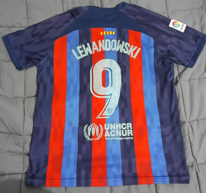 Camiseta FC Barcelona Nike Lewandowski 2022 - 2