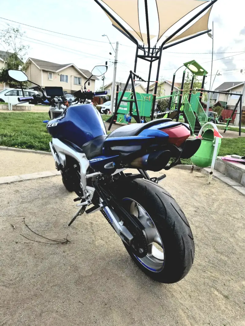 Moto Yamaha FZ6 azul SOLO VENTA - 5