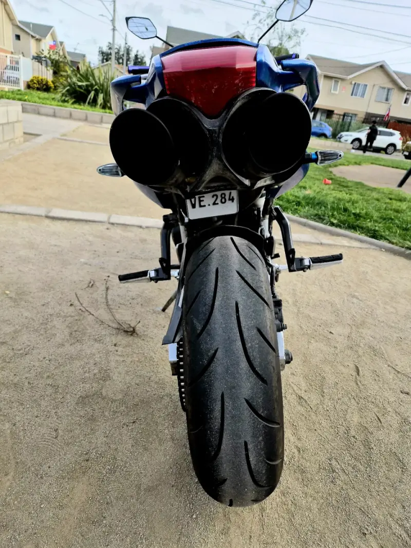 Moto Yamaha FZ6 azul SOLO VENTA - 6
