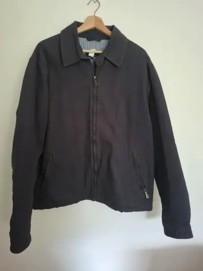 Chaqueta azul marino de hombre con cierre - miniatura 2
