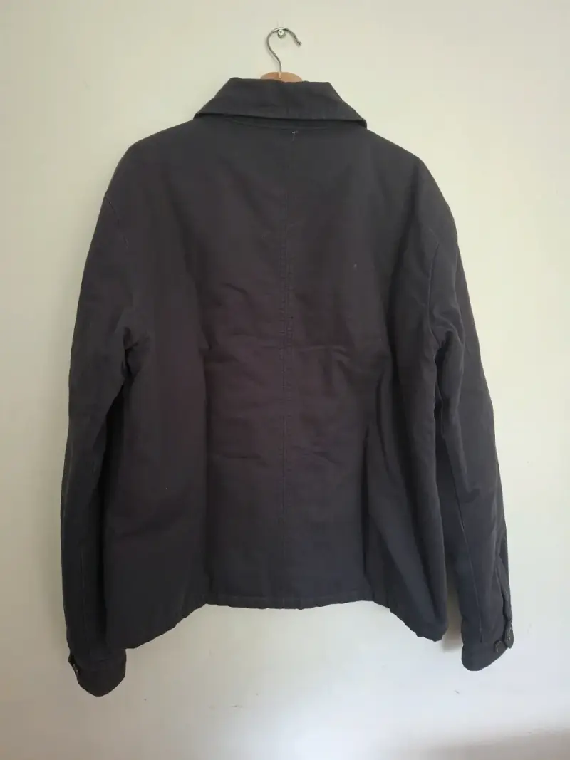 Chaqueta azul marino de hombre con cierre - 3