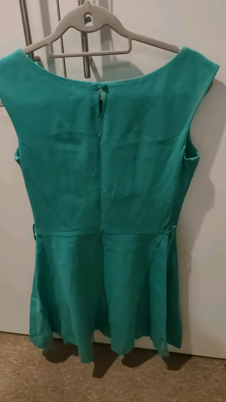 Vestido verde sin mangas talla 42 - 4