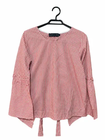 Blusa rayada roja con lazo Liola - miniatura 1