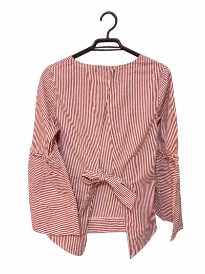 Blusa rayada roja con lazo Liola - miniatura 2