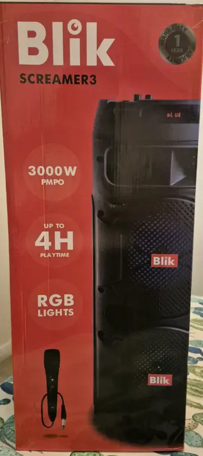 Parlante Bluetooth Blik Screamer3 con Micrófono - miniatura 1