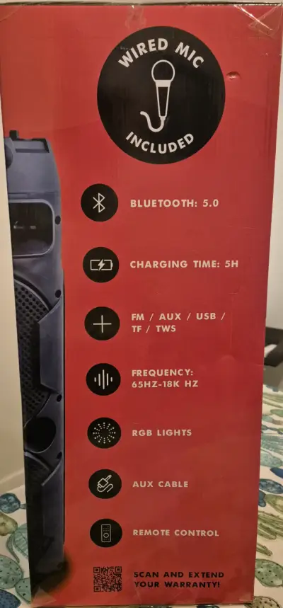 Parlante Bluetooth Blik Screamer3 con Micrófono - miniatura 2