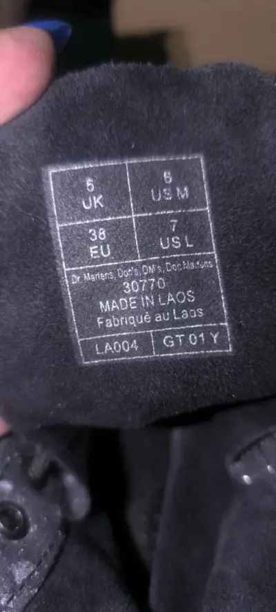 Botas Dr. Martens con diseño metálico - miniatura 3