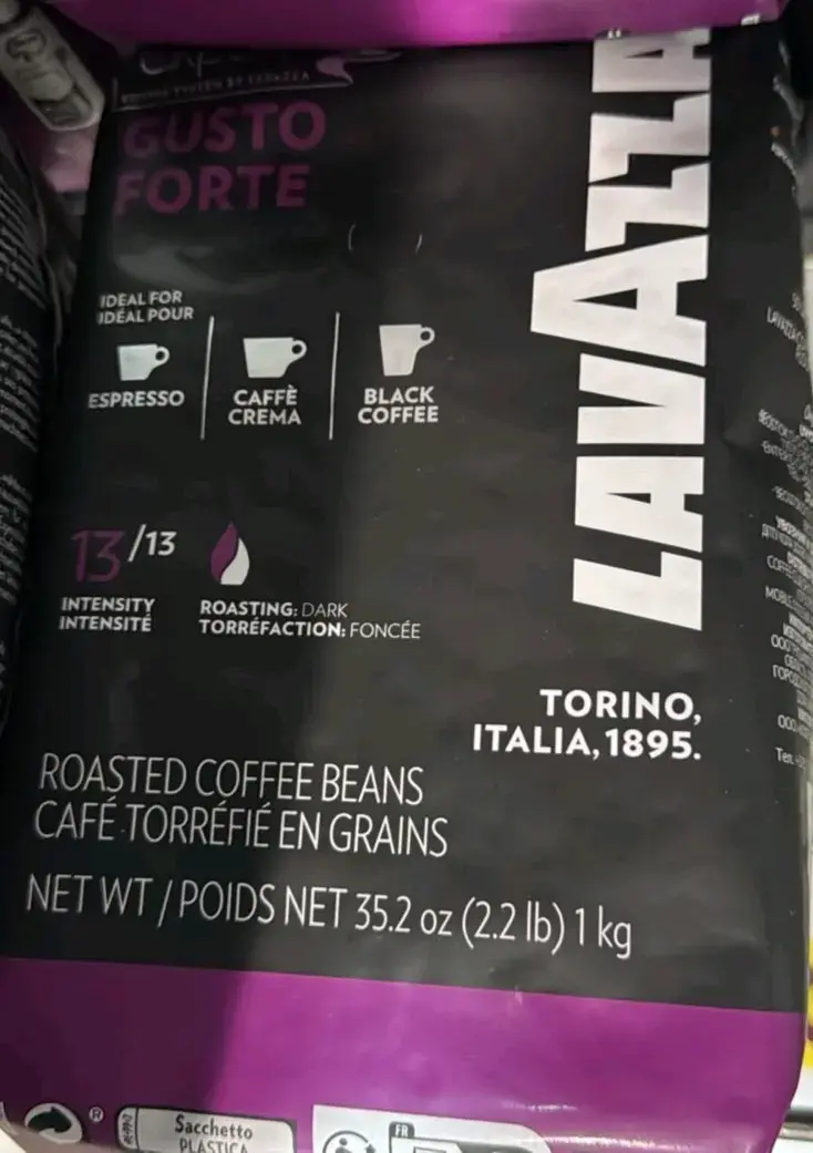 Café en Grano Lavazza Gusto Forte 1kg